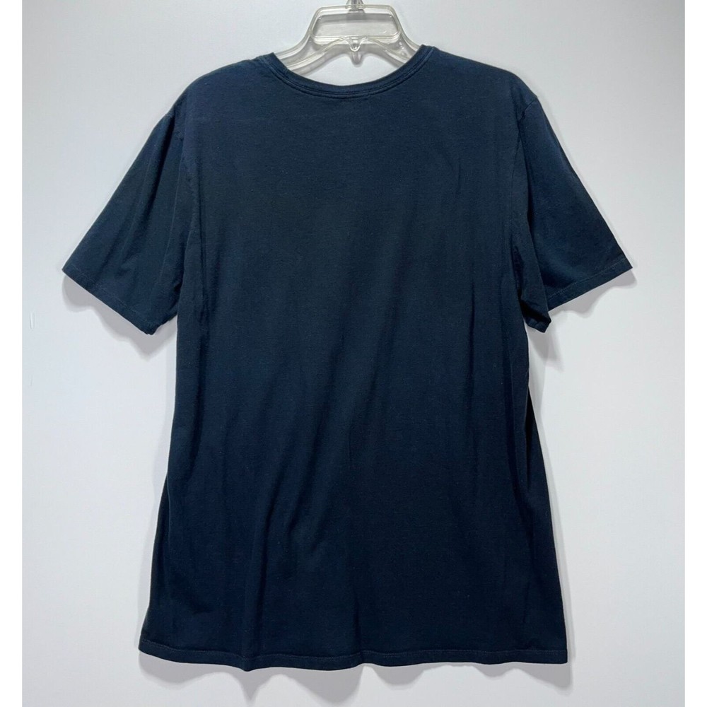 Nike Run Adult T-Shirt Size L Black Athletic Cut Logo Running Workout Sporty - Picture 2 of 5